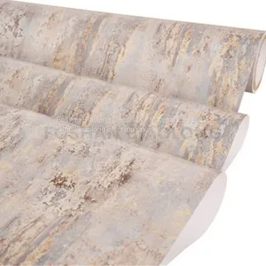 Opaque Waterproof High Gloss Marble Pattern PVC Vinyl Film for Wrapping Aluminum Profile Skirting thumbnail-2