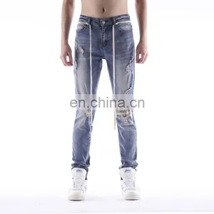 DiZNEW Fashion Hot Seller Jeans Casual Slim Jean Classic Trousers Denim Pants Men thumbnail-2