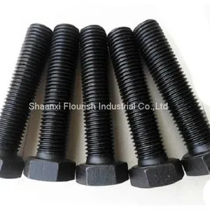 CARBON STEEL HEX HEAD BOLT DIN933 / ISO 4017 WITH BLACK FINISH thumbnail-2