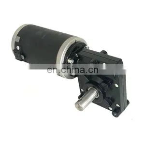 12V Dc Motor 90 Degree Gearbox 12V 24V 500 Watt 110Rpm Dc Worm Gear Motor thumbnail-2