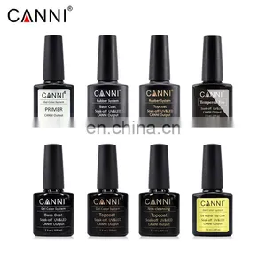 CANNI 7.3ml Full Series Nail Art Gel Polish Acrylic Primer Soak off Rubber Base Foundation No Sticky Layer Non-cleansing Topcoat thumbnail-1