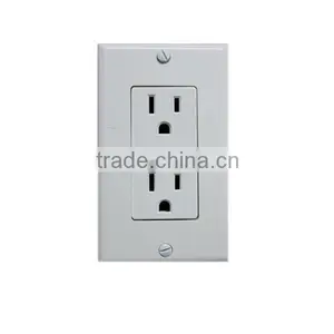 Decora Duplex Receptacle , 15A ,125V , UL&CUL Requirements thumbnail-1