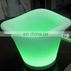 Multicolored Glowing Waterproof Wine Holder Decorative Led Ice Bucket for Bar thumbnail-3