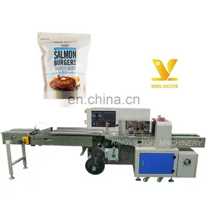 Automatic Burgers Pillow Packing Packaging Machine Price for Food Designed thumbnail-1