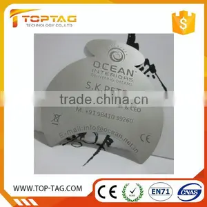 Customized Lase Cut Stainless Steel Metal Busniess Card For Gift Usage thumbnail-1