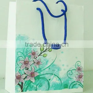 Newest Special Design Foldable Shopping Paper Bag for Tea Packaging thumbnail-6