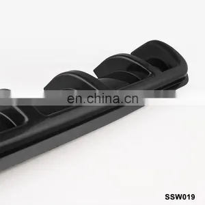 Universal Black Car Rear Bumper Body Kit Shark Chin Spoiler Lip Diffuser Trim Cover AF-ZLB04C67 thumbnail-5