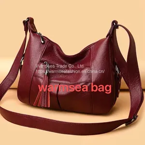 Ladies Women Fashion Handbags Leather Shoulder Bags Sling Crossbody Bag thumbnail-1