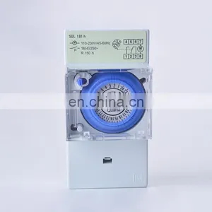 SUL181H Mechanical Timer 24 Hours Time Switch Relay Electrical Din Rail Timer Switch, Time Delay Relay thumbnail-1