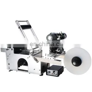 Stainless Steel Tabletop Date Printing Labeling Machine For Round Bottles thumbnail-1