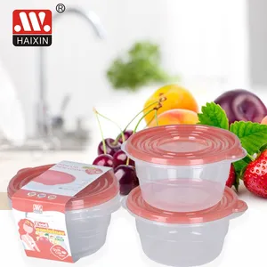 Hot Selling Plastic Food Storage Microwave-safe Base Freezer Dishwasher Safe BPA Free 1400ml Container thumbnail-2