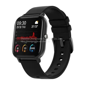 2022 Hot Sale 1.4 Inch TFT Color Screen 240*240 Fitness Tracker Blood Pressure Women P8 Smart Watch thumbnail-2
