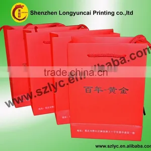 Hot Foil Stamping Custom Paper Bag, Jewelry Paper Bag , Handmade Paper Bag With Competitive Price thumbnail-3