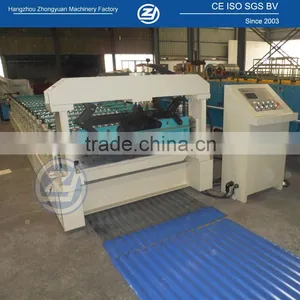 Automatic Metal Corrugating Roof Sheet Roll Forming Machine thumbnail-1