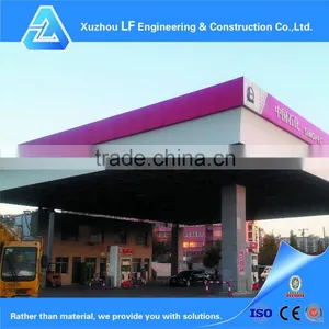 Ce Certification Light Steel Space Frame Structure for Gas Station thumbnail-3