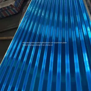 Chengruntong Aluminum 850 Color Coated Aluminum Tile 750 Alloy Aluminum Corrugated Plate 900 Corrugated Plate Fire Resistant Roof With Processing Custom Thickness Models Complete thumbnail-1