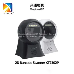 XT7302P Codabar Datamatrix Cigarette Supermarket Scanner Barcode Camera Omnidirectional Barcode Scanner Omni 2D thumbnail-1