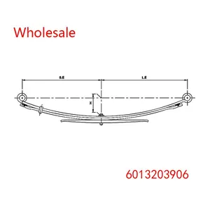 6013203906 Medium Duty Vehicle Rear Wheel Spring Arm Wholesale For Mercedes Benz thumbnail-2