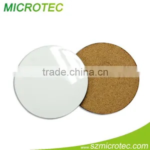 Hot Sell Sublimation Blank MDF Cork Coaster thumbnail-1