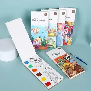 Portable Children's Graffiti Watercolor Painting Book Coloring Book thumbnail-2