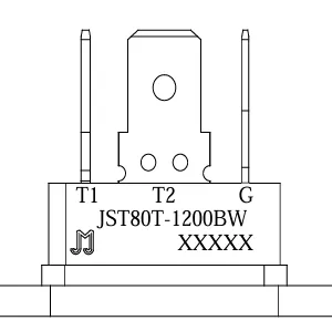 JST80T-1200BW 80A TRIAC JIEJIE MICROELECTRONICS thumbnail-1