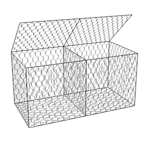 Wholesale Hexagonal Gabiongabion Boxes Galvanized Weldedgabion Wire Mesh Box for Stonebox Gabiongabion Box thumbnail-1