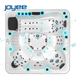 Joyee Garden Spa Jacuzzis 6 Persons China Top Factory Hot Sale Outdoor Hot Tub Manufacturer I Model: Portland thumbnail-2