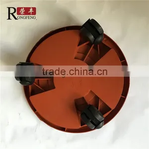Flower Pot Trays Rack With Wheel thumbnail-3