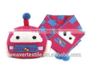 Promotion High Quality Baby Beanie Hat and Scarf for Winter thumbnail-5