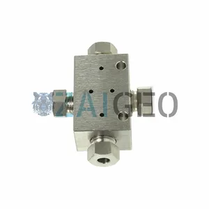 Water Jet Cutter Spare Parts A-0777-2 High Pressure Waterjet Cutter Accessories 3/8 Cross 60k, Premium, With Glands and Collars thumbnail-1