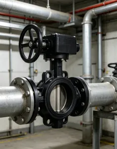 PE100 Butterfly Valve Adapter EcoFIT Pipe Fitting for Water Treatment Pipeline thumbnail-5