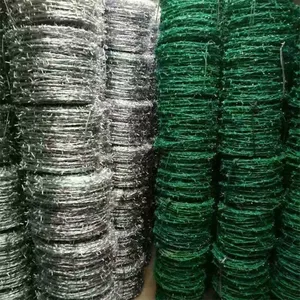 Industrial Barbed Wire Fence - Hot Dipped Galvanized Surface for Durability thumbnail-5