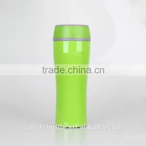 Modern Design Double Wall Steal Inner PS Outer Travel Mug thumbnail-2