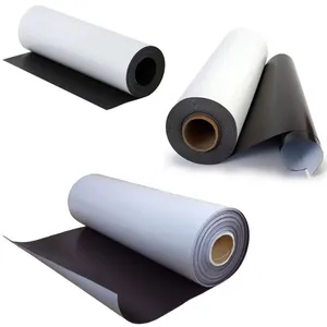 Flexible Gloss White Magnetic Magnet Sheet Roll for Creating Magnetic Pictures Artwork Signs or Displays thumbnail-1