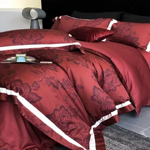 Wholesale 100% Cotton 4-Piece Bedding Set, Breathable & Soft Bed Linen thumbnail-3