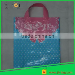 2.5 Mil Thickness White Plastic Bags 9''x12'' Shopping Plastic Bags,with Bottom Gusset,Soft-loop Handles thumbnail-6