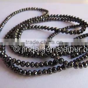 Best Quality Black Diamond Far Faceted Round Beads thumbnail-1