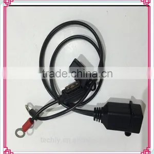 Battery Tender Ring Terminal To Female USB Harness Power Cable thumbnail-2