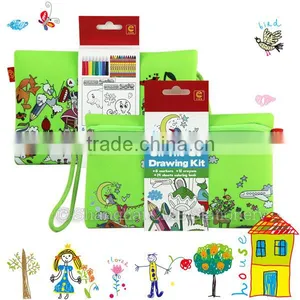 On the go Drawing Kit Coloring Book With Water Pen thumbnail-2