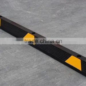 Highly Visible Australia Standard 165cm Rubber Parking Stop thumbnail-1