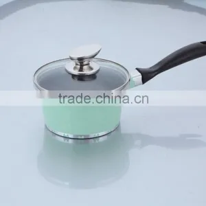 16cm Aluminum Ceramic Coatingsauce Pan With Non Stick Coating thumbnail-1