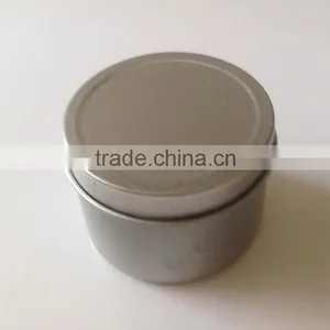 Silvery Scented Tin Candle With String Containers thumbnail-6