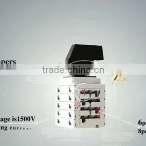 DC Isolator Switch Internal Built in PV Solar 1500V 2-12pole Door Clutch thumbnail-5