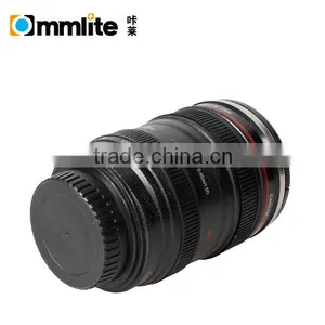 2nd Generation Camera Lens Tea Coffee Cup Mug Stainless Steel for Canon Black 24--105mm thumbnail-6