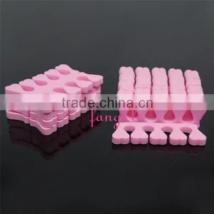 Good Quality Pedicure Tools Pink Eva Sponge Toe Separator thumbnail-2
