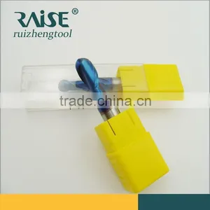 Solid Carbide Ball Nose End Milling Cutters , Milling Machine Bits for Metal Processing thumbnail-2