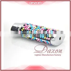 Metal Diamond Lighter Case Bic Lighter Case With Grid Diamond thumbnail-4