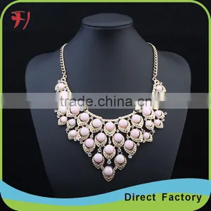 High Quality Oval Gem Stone Party Necklace for Girl Decorations thumbnail-1