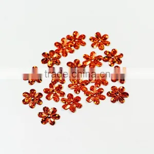 Iridescent Orange Color Flower Sequins Paillette for Decoration thumbnail-1