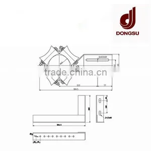 Rubber Compensation Chain Guide Device in Elevator Parts thumbnail-3